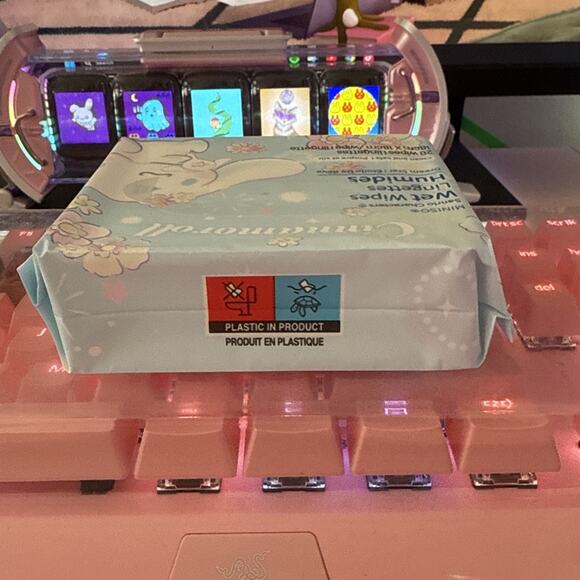 Sanrio Miniso Cinnamoroll Dream Star Wet Wipes 20 Ct Pack Compact Kawaii - Picture 11 of 16